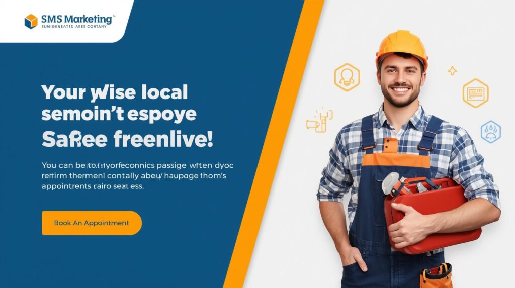 بازاریابی پیامکی برای تعمیرکاران و خدمات محلی